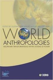 Cover of World anthropologies by Gustavo Lins Ribeiro