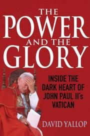 Cover of The power and the glory by David A. Yallop