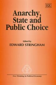 Cover of Anarchy, state and public choice by Edward Stringham