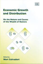 Front cover of Economic Growth And Distribution by Neri Salvadori