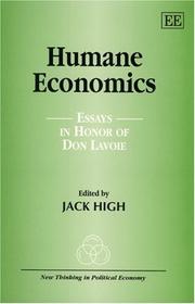 Cover of Humane Economics by Jack High