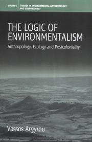 Front cover of The logic of environmentalism by Vassos Argyrou