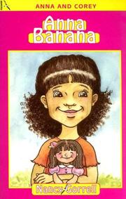 Front cover of Anna Banana (Anna and Corey Stories) by Nancy Gorrell