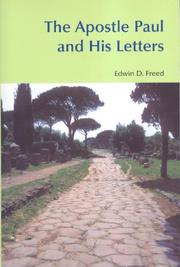 Front cover of The Apostle Paul and his letters by Edwin D. Freed