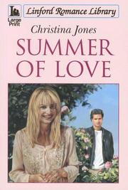 Front cover of Summer of Love by Christina Jones