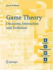 Cover of Game Theory by James N. Webb