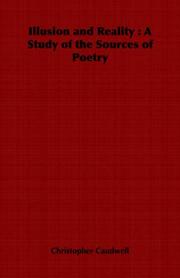 Cover of Illusion and reality by Christopher St. John Sprigg