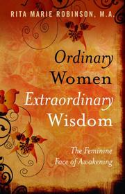 Front cover of Ordinary Women, Extraordinary Wisdom by Rita Marie Robinson