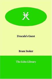 Front cover of Dracula's Guest and Other Weird Stories by Bram Stoker