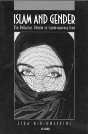Cover of Islam and Gender by Ziba Mir-Hosseini