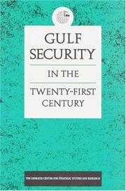 Front cover of Gulf Security in the Twenty-First Century (Emirates Center for Strategic Studies and Research) by Unknown