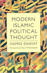 Cover of Modern Islamic political thought by Hamid Enayat