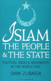 Front cover of Islam, the people and the state by Sami Zubaida