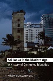Front cover of Sri Lanka in the Modern Age by Nira Wickramasinghe