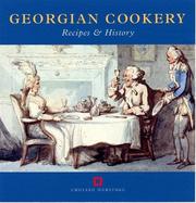 Cover of Georgian cookery by Jennifer Stead