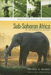 Cover of Sub-Saharan Africa by Gregory Maddox