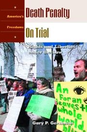 Front cover of Death Penalty on Trial by Gary Gershman