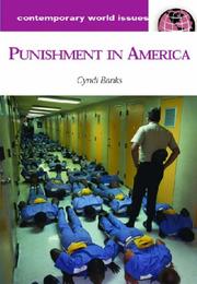 Front cover of Punishment in America by Cyndi Banks