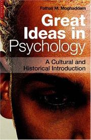 Front cover of Great Ideas in Psychology by Fathali M. Moghaddam