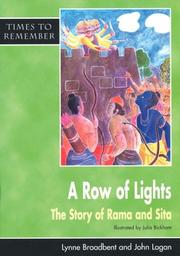 Cover of A Row of Lights (Times to Remember) by Lynne Broadbent