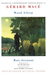 Cover of Wood asleep by Gérard Macé