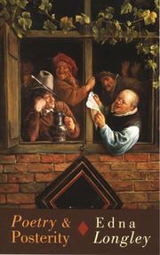 Cover of Poetry and Posterity by Edna Longley