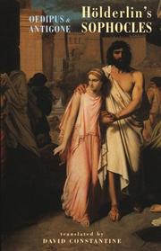 Cover of Hölderlin's Sophocles by Sophocles