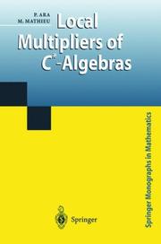Front cover of Local multipliers of C*-algebras by Pere Ara