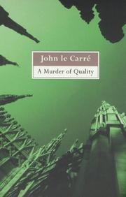 Front cover of A murder of quality by John le Carré