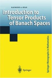 Front cover of Introduction to Tensor Products of Banach Spaces by Raymond A. Ryan