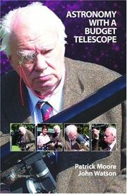 Front cover of Astronomy with a budget telescope by Patrick Moore