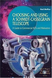 Cover of Choosing and Using a Schmidt-Cassegrain Telescope by Rod Mollise