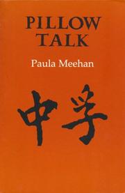 Cover of Pillow talk by Paula Meehan