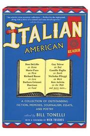 Cover of The Italian American Reader by Bill Tonelli