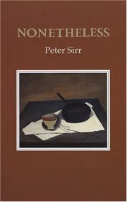 Cover of Nonetheless by Peter Sirr