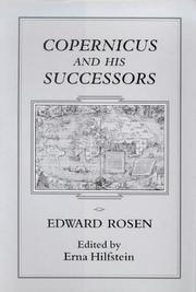 Front cover of Copernicus and his successors by Edward Rosen
