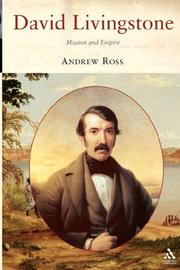 Cover of David Livingstone by Andrew C. Ross