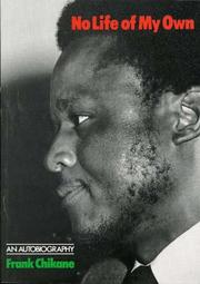 Cover of No life of my own by Frank Chikane