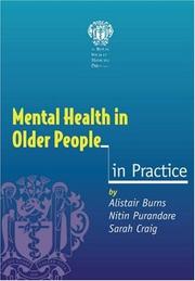 Front cover of Mental health in older people by Alistair S. Burns