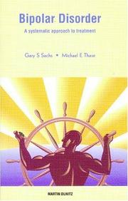 Front cover of Bipolar disorder by Gary S. Sachs