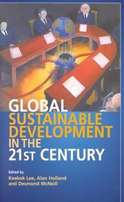 Front cover of Global sustainable development in the twenty-first century by Desmond McNeill