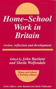 Cover of Home-school work in Britain by John Bastiani