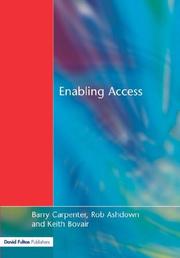 Cover of Enabling access by Barry Carpenter