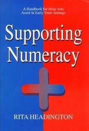 Cover of Supporting numeracy by Rita Headington