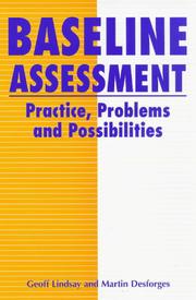 Cover of Baseline assessment by Geoff Lindsay