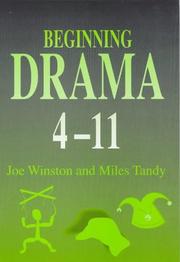 Front cover of Beginning drama 4-11 by Joe Winston