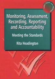 Front cover of Monitoring, Assessment, Recording, Reporting and Accountability by Rita Headington