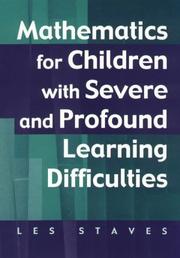 Front cover of Mathematics for Children with Severe and Profound Learning Difficulties by Les Staves