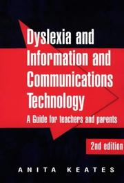 Front cover of Dyslexia and Information and Communications Technology by Anita Keates