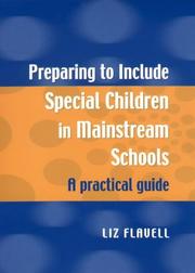 Front cover of Preparing to Include Special Children in Mainstream Schools by Liz Flavell